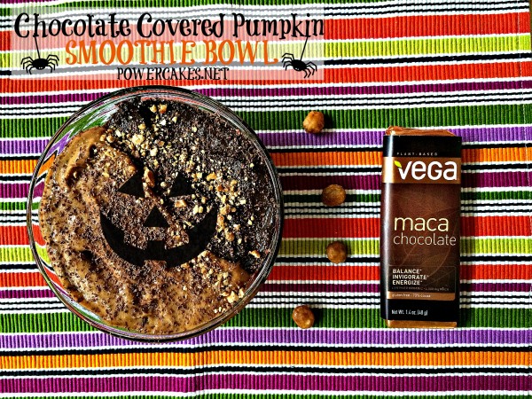 VEGA Halloween Smoothie Bowl Powercakes