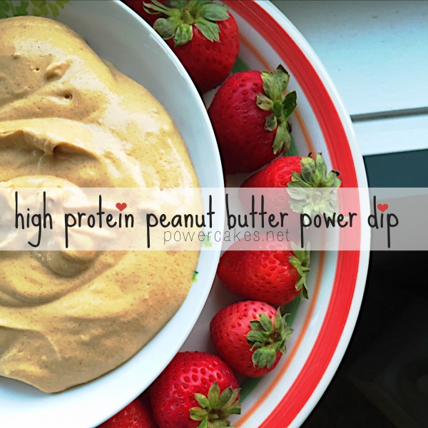 high protein peanut butter dip