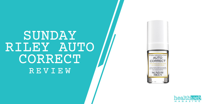 Sunday Riley Auto Correct Eye Cream Review – Brightening & Depuffing Skincare Bottle