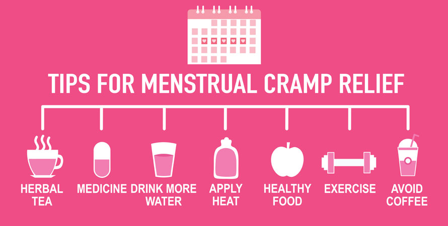 Menstrual cramps relief tips