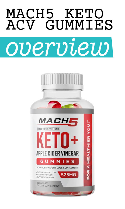 Mach5 Keto ACV Gummies