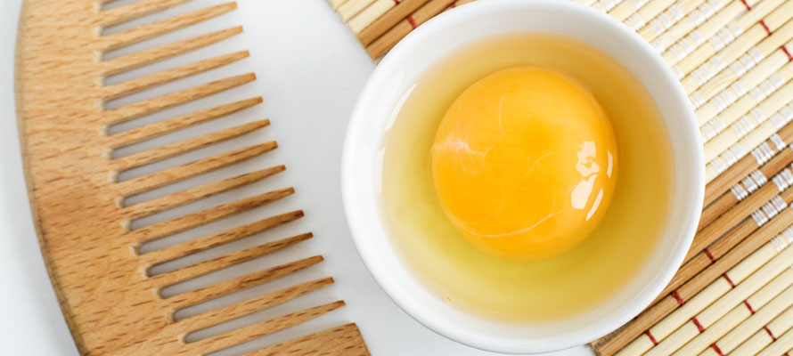 Egg yolk for hair