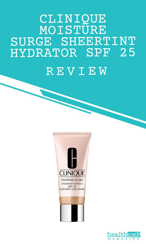 Clinique Moisture Surge Sheertint Hydrator SPF 25 Review – Hydrating Tinted Moisturizer Bottle