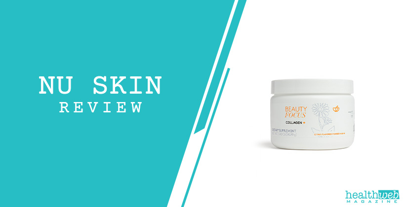 Nu Skin Beauty Focus® Collagen+ Review – Bottle of Collagen Supplement