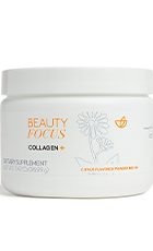 Nu Skin Beauty Focus® Collagen+ Review – Bottle of Collagen Supplement