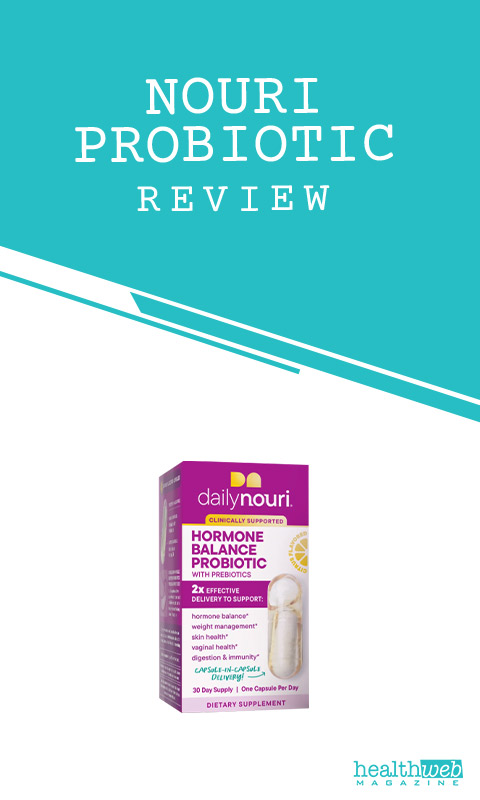 Nouri Probiotic Review – Gut Health Supplement Bottle Image