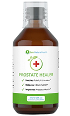 Ben's Prostate Healer Review – Herbal Liquid Supplement Bottle for Prostate and Urinary Health