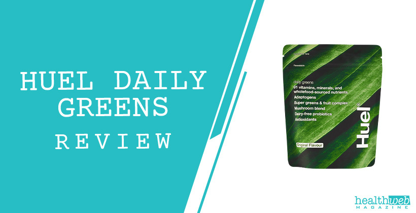 Huel Daily Greens Review – Super Greens Powder Bottle
