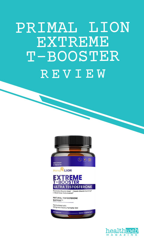 Primal Lion Extreme T-Booster Review – Testosterone Support Supplement Bottle