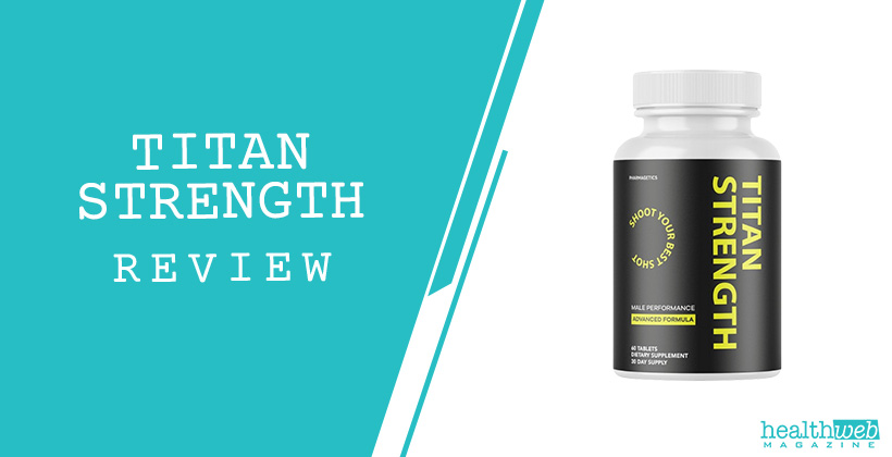 Titan Strength Review – Men’s Health Supplement Bottle Image