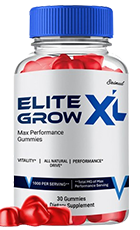 Elite Grow XL Gummies Review – Bottle of Sports Nutrition Gummies