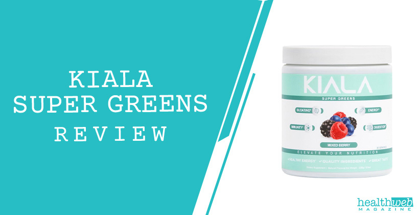 Kiala Super Greens Review – Greens Supplement Bottle Image