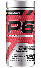 Cellucor P6 Review – Testosterone Booster Supplement Bottle