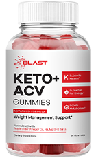 Blast Keto ACV Gummies Review – Bottle Image for Ketosis Support
