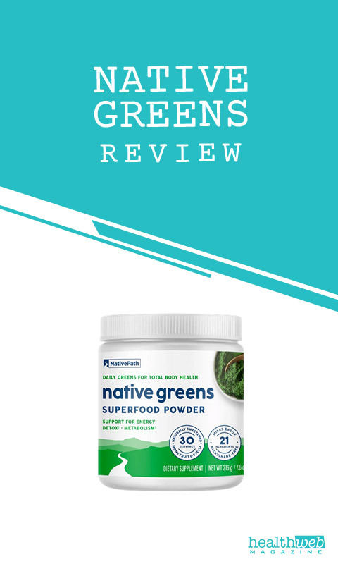 Native Greens Bottle – Whole-Food Super Greens Supplement