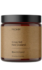 Promix Raw Liver Capsules Bottle for Liver Health Support