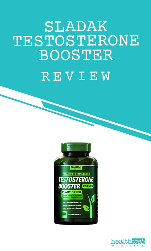 Sladak Testosterone Booster Bottle – Male Vitality & Performance Supplement