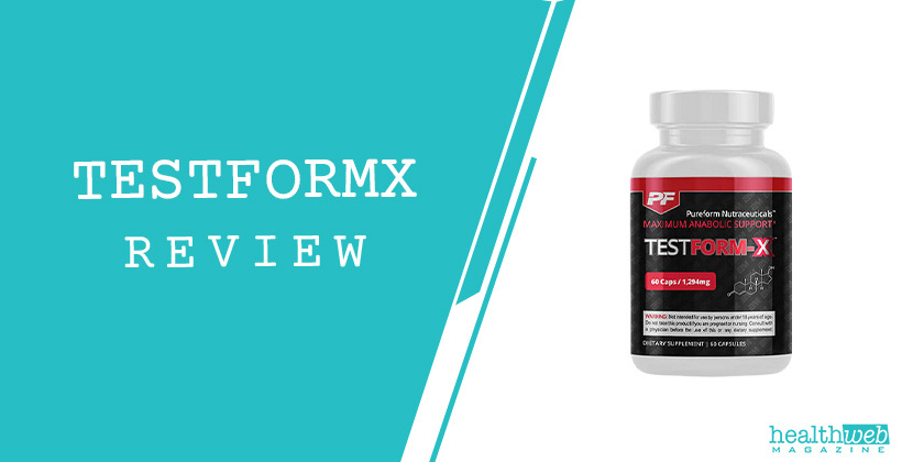 TestForm-X Review – Testosterone Support Supplement Bottle