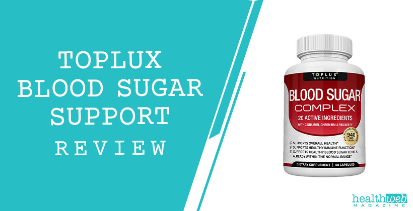 Toplux Blood Sugar Support Review – Bottle Image for Glucose Balance