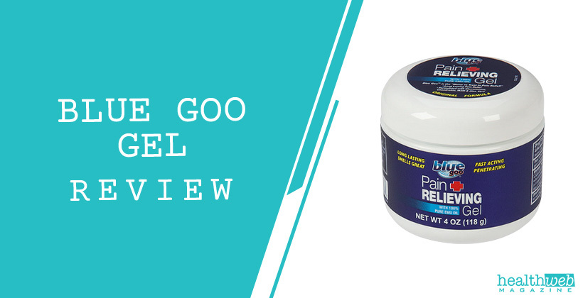 Blue Goo Gel Review – Pain-Relieving Product Bottle