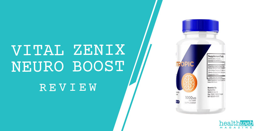 Vital Zenix Neuro Boost Review – Brain Supplement Bottle