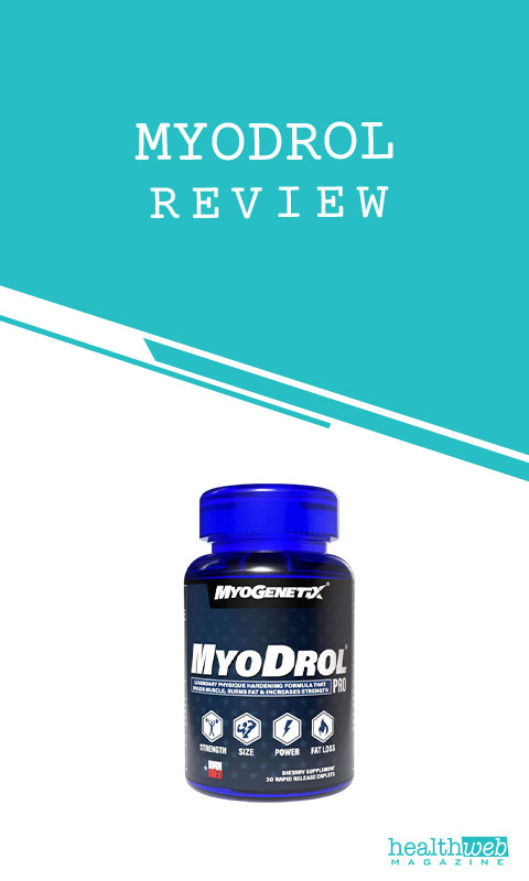 Myodrol Review – Muscle-Building Supplement Bottle Image