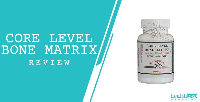 Core Level Bone Matrix Review – Nutri-West Bone Health Support Supplement Bottle
