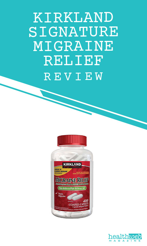 Kirkland Signature Migraine Relief Review – Headache Relief Supplement Bottle