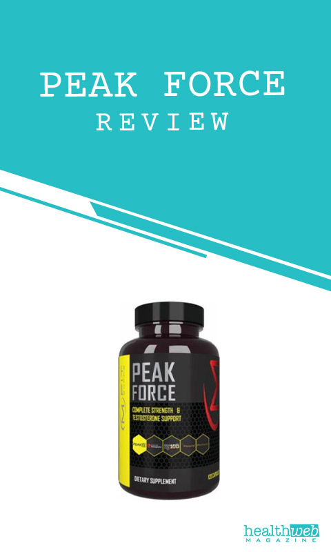 Peak Force Review – Peak Force Testosterone and Strength Support Supplement Bottle