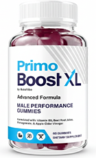 Primo Boost XL Gummies Review – Natural Male Vitality & Stamina Support Gummies Bottle