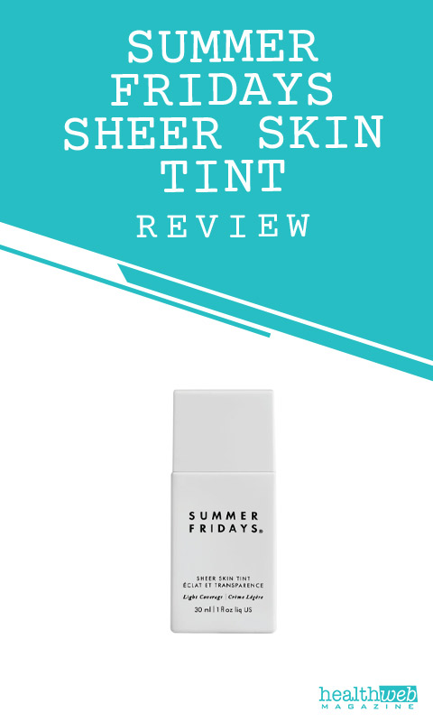 Summer Fridays Sheer Skin Tint Review – Lightweight Skin Tint Bottle Image