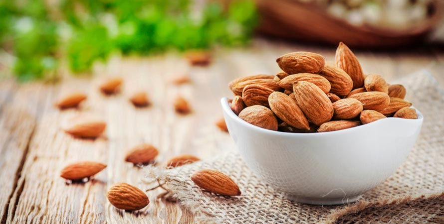 Almonds feeding your muscles