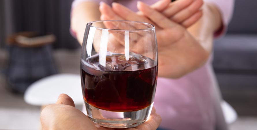Avoid Caffeine and Alcohol