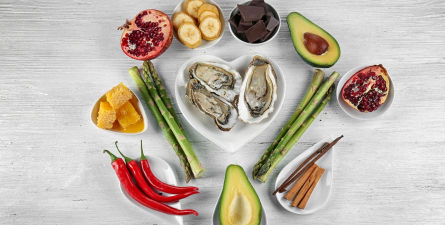 Eating aphrodisiac foods