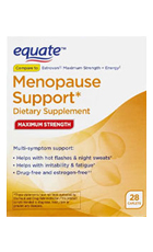 Equate Maximum Strength Menopause Support