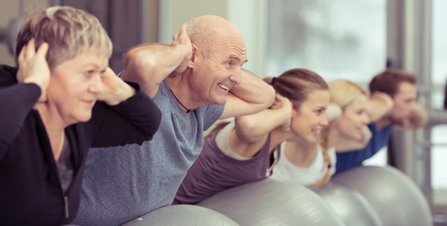 Work out with others